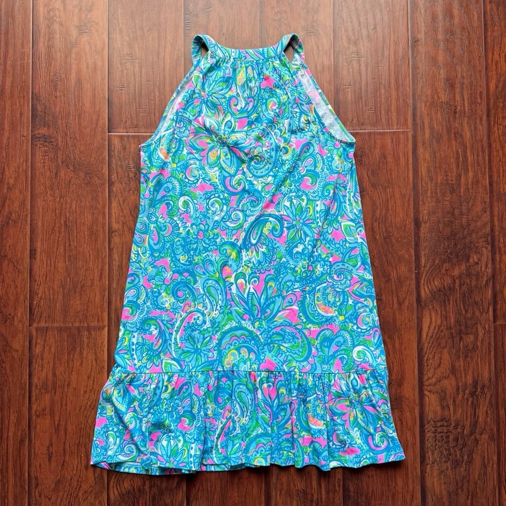 Lilly Pulitzer Danberry Dress S “Seabreeze Hey Gull Friend” Summer Vacation CUTE - Picture 13 of 16